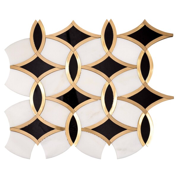 Andova Tiles SAMPLE- Fleur specialty Natural Stone Wall Mosaic Tile - SAM-ANDFLE1030