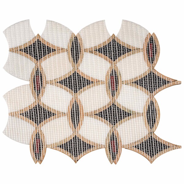 Andova Tiles SAMPLE- Fleur specialty Natural Stone Wall Mosaic Tile - SAM-ANDFLE1030