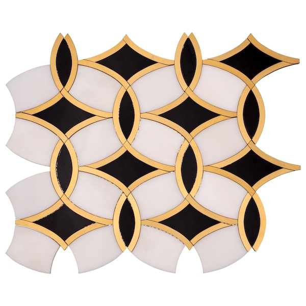Andova Tiles SAMPLE- Fleur specialty Natural Stone Wall Mosaic Tile - SAM-ANDFLE1030