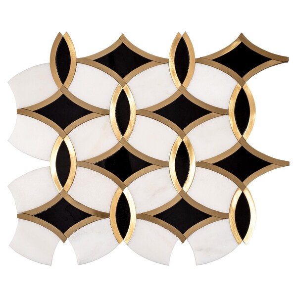 Andova Tiles SAMPLE- Fleur specialty Natural Stone Wall Mosaic Tile - SAM-ANDFLE1030