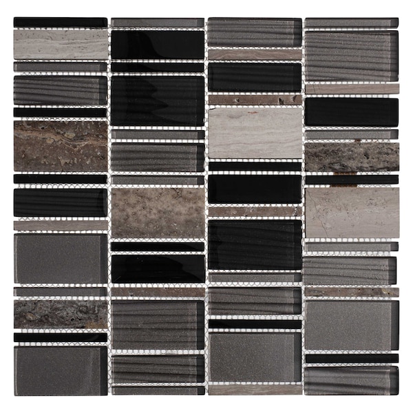 Andova Tiles Vivika Glass and Stone Mosaic Wall Tile - ANDOVA TILES