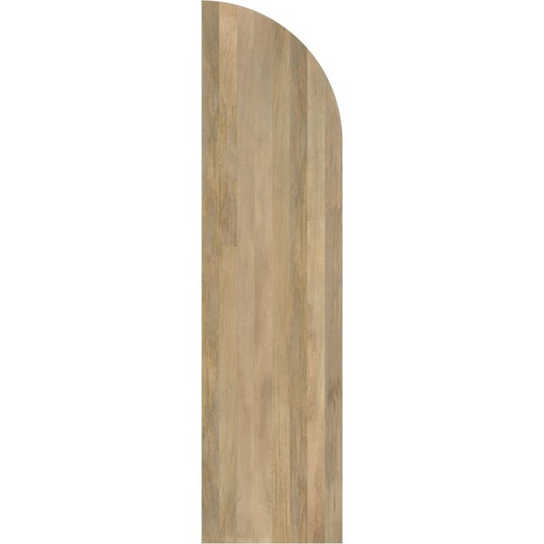 Ekena Millwork Americraft 4-Board (2 Batten) Wood Joined Board-n-Batten Shutters w/ Arch Top, ARW101BQ414X84UNH, PR - ARW101BQ414X84UNH