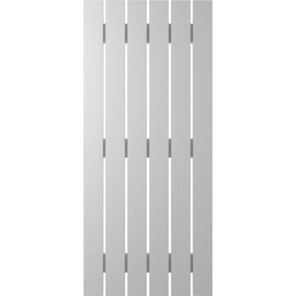 Ekena Millwork Americraft 6-Board (3 Batten) Exterior Real Wood Spaced Board-n-Batten Shutters, ARW401SB623X57PRH - ARW401SB623X57PRH
