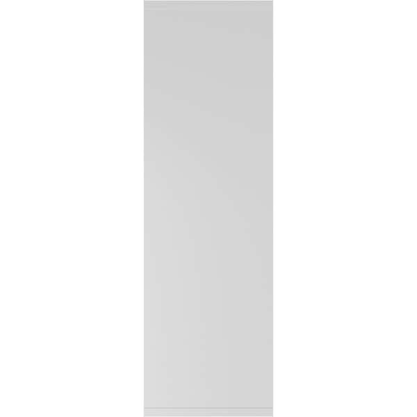 Ekena Millwork True Fit PVC Two Equal Flat Panel Shutters, Shadow Mountain, 18W x 34H, PR - TFP101FPF18X034SM