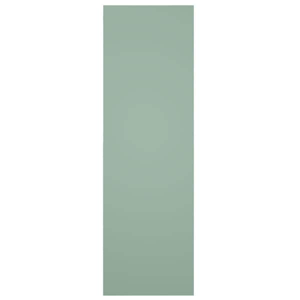 Ekena Millwork True Fit PVC Horizontal Slat Modern Style Fixed Mount Shutters, Seaglass, 12W x 30H, PR - TFP001HZ12X030SG