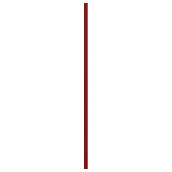 Ekena Millwork True Fit PVC Single Panel Chevron Modern Style Fixed Mount Shutters, Fire Red, 15W x 26H, PR - TFP001CV15X026BR