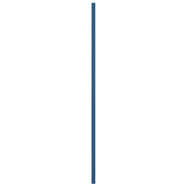Ekena Millwork True Fit PVC Two Equal Louver Shutters, Sojourn Blue, 18W x 27H, PR - TFP101LVF18X027HB