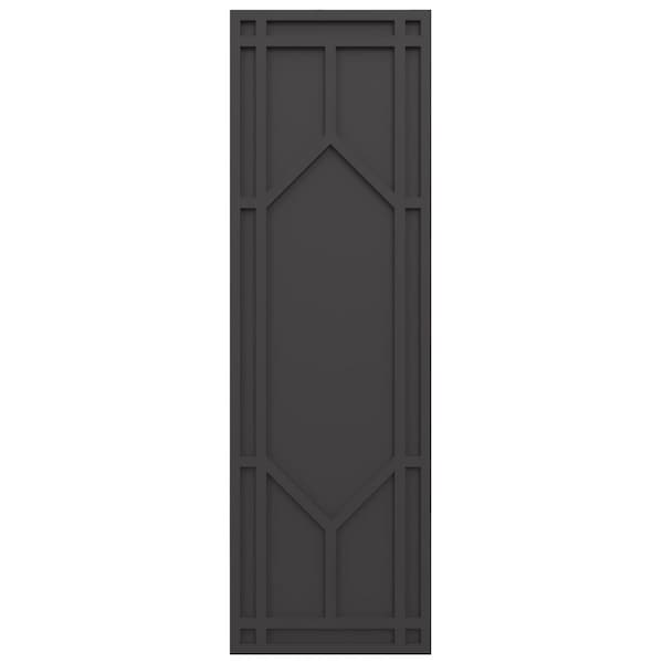 Ekena Millwork True Fit PVC Shaker Fixed Mount Shutters, Shadow Mountain, 15W x 66H, PR - TFP001SK15X066SM