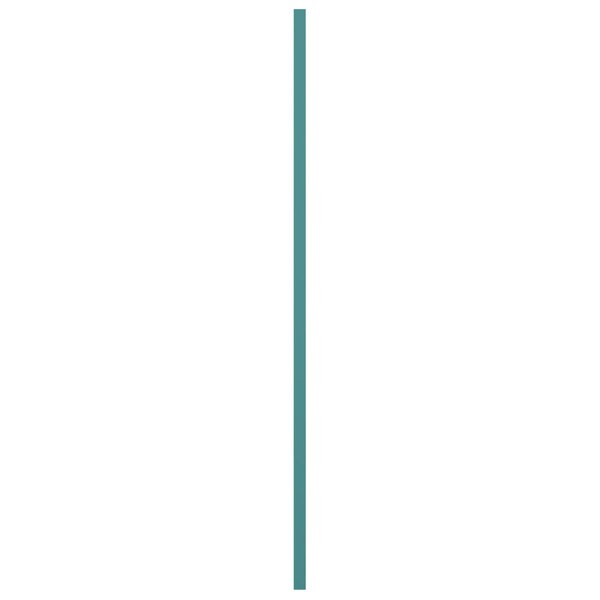 Ekena Millwork True Fit PVC Center Circle Arts & Crafts Fixed Mount Shutters, Pure Turquoise, 18W x 39H, PR - TFP001AC18X039PT