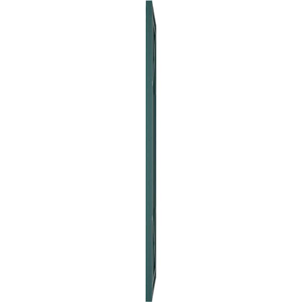 Ekena Millwork True Fit PVC Bungalow Fixed Mount Shutters, Thermal Green, 18W x 61H, PR - TFP001BG18X061FG