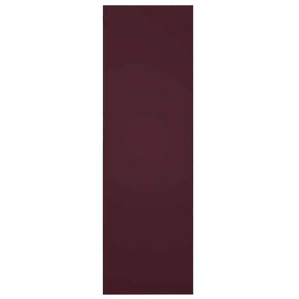 Ekena Millwork True Fit PVC Horizontal Slat Framed Modern Style Fixed Mount Shutters, Wine Red, 18W x 67H, PR - TFP001HF18X067WR