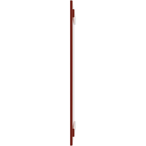 Ekena Millwork True Fit PVC Three Board Joined Board-n-Batten Shutters, Fire Red, 16 1/8W x 80H, PR - TFP101BBF16X080BR