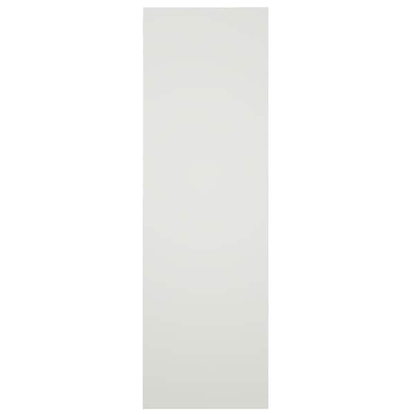 Ekena Millwork True Fit PVC Single Panel Chevron Modern Style Fixed Mount Shutters, Unfinished, 18W x 42H, PR - TFP001CV18X042UN
