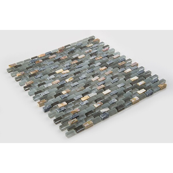 Andova Tiles ANDOVA TILES Tino 0.38" x 0.75" Natural Stone Mosaic Wall & Floor Tile - ANDTIN117