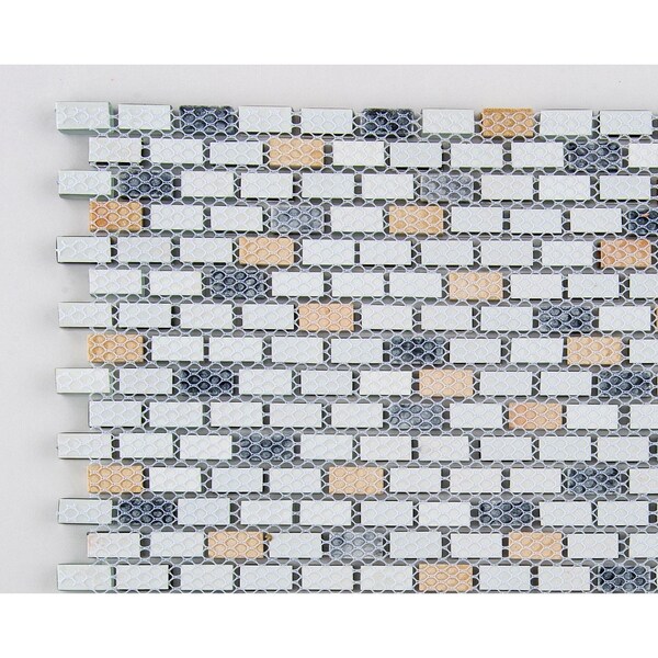 Andova Tiles ANDOVA TILES Tino 0.38" x 0.75" Natural Stone Mosaic Wall & Floor Tile - ANDTIN117