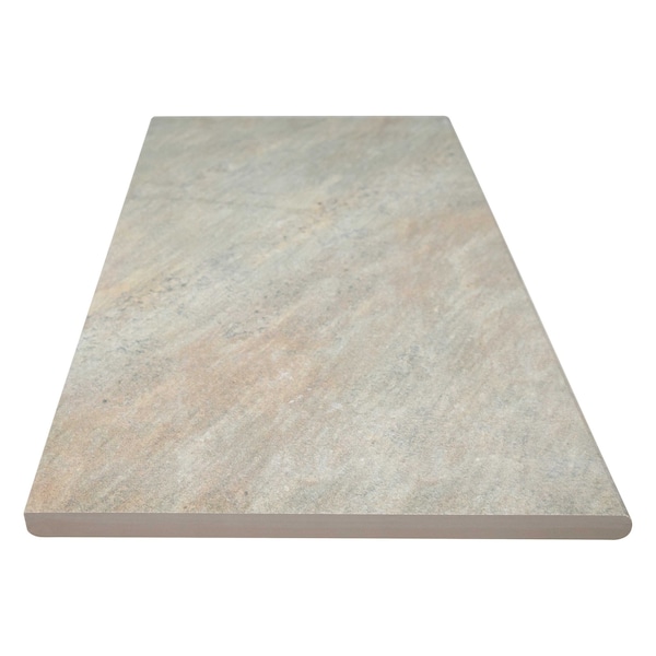 Msi Goldne White 13 In. X 24 In. Glazed Porcelain Pool Coping, 2PK - ZOR-LSC-0007