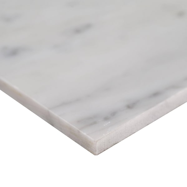 Msi Carrara White 12" X 12" Polished Marble Floor And Wall Tile, 10PK - ZOR-NS-0056