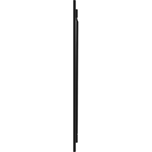 Ekena Millwork True Fit PVC Two Board Joined Board-n-Batten Shutters w/Z-Bar, Black , 10 3/4W x 54H, PR - TFP102BBF11X054BL