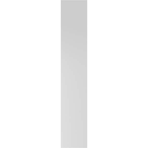Ekena Millwork True Fit PVC Two Board Joined Board-n-Batten Shutters w/Z-Bar, Black , 10 3/4W x 54H, PR - TFP102BBF11X054BL