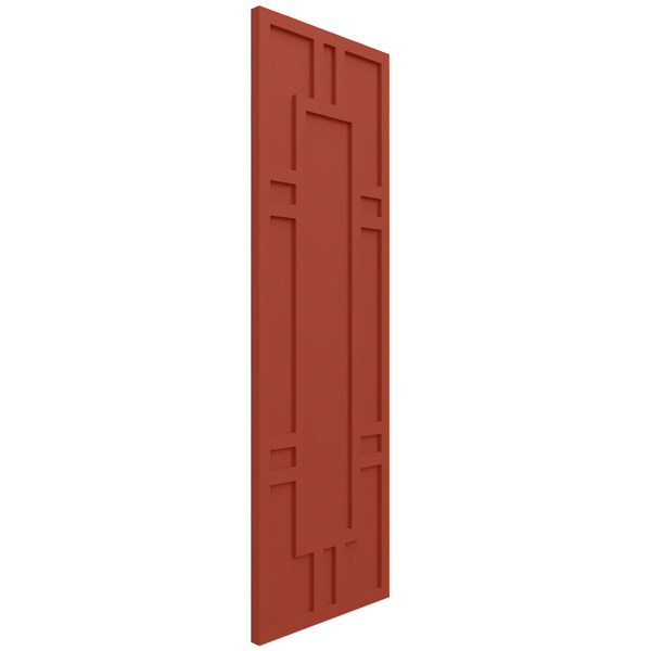 Ekena Millwork True Fit PVC Hastings Fixed Mount Shutters, Colorful Leaves, 15W x 29H, PR - TFP001HS15X029CL