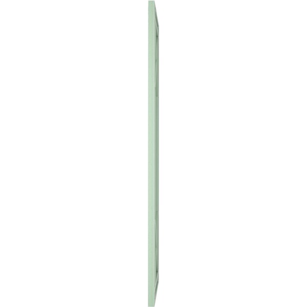 Ekena Millwork True Fit PVC Bungalow Fixed Mount Shutters, Track Green, 18W x 60H, PR - TFP001BG18X060TG
