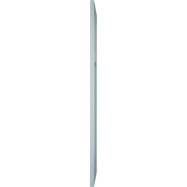 Ekena Millwork True Fit PVC San Miguel Mission Style Fixed Mount Shutters, Peaceful Blue, 15W x 67H, PR - TFP001SM15X067SB