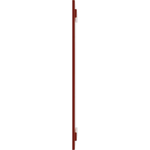 Ekena Millwork True Fit PVC Two Board Joined Board-n-Batten Shutters, Fire Red, 10 3/4W x 48H, PR - TFP101BBF11X048BR