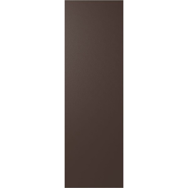 Ekena Millwork 15W x 72H True Fit PVC Diagonal Slat Modern Style Fixed Mount Shutters, Raisin Brown, PR - TFP001DG15X072TB