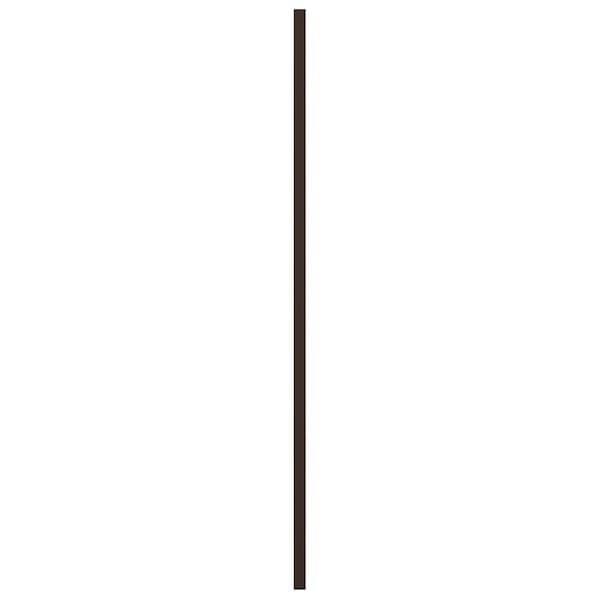 Ekena Millwork 15W x 72H True Fit PVC Diagonal Slat Modern Style Fixed Mount Shutters, Raisin Brown, PR - TFP001DG15X072TB