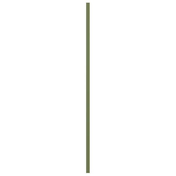 Ekena Millwork True Fit PVC San Miguel Mission Style Fixed Mount Shutters, Moss Green, 18W x 53H, PR - TFP001SM18X053MG