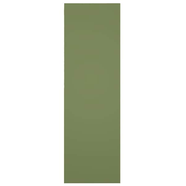 Ekena Millwork True Fit PVC San Miguel Mission Style Fixed Mount Shutters, Moss Green, 18W x 53H, PR - TFP001SM18X053MG
