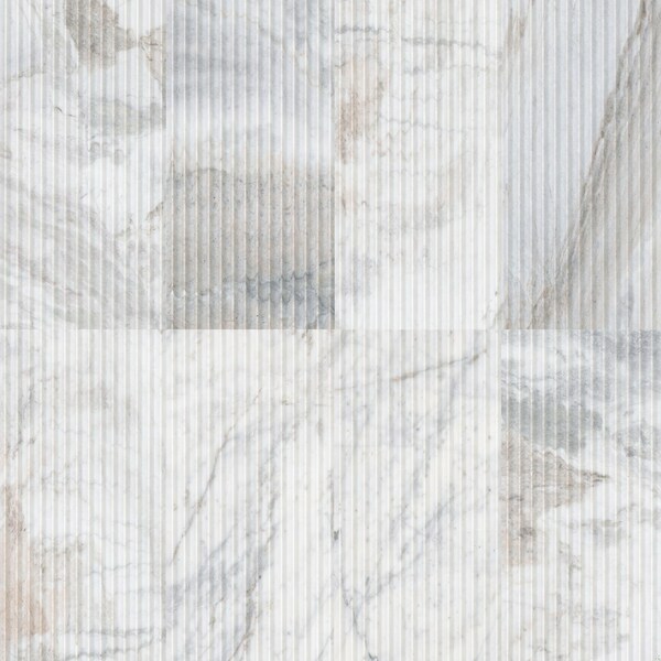 Msi Arabescato Venato Valentino Fluto Sample  Honed Marble Wall Tile - ZOR-NS-0107-SAM