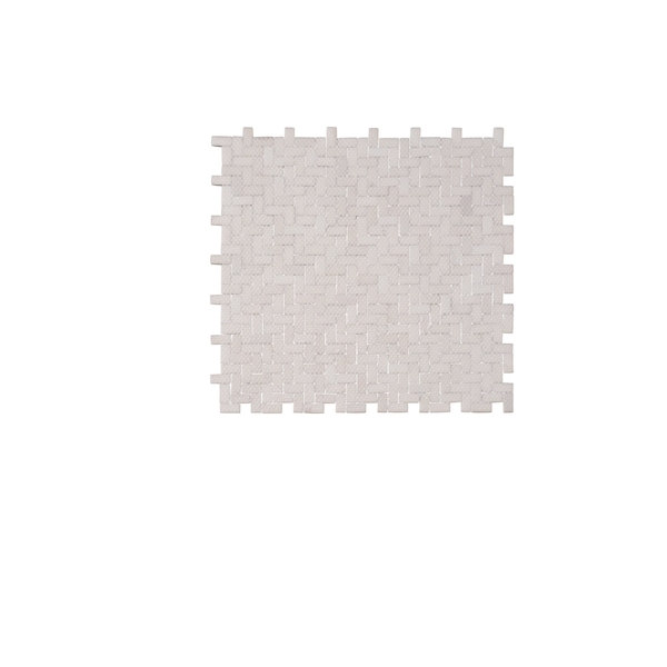 Andova Tiles ANDOVA TILES Comfort 0.37" x 0.87" Glass Herringbone / Chevron Mosaic Wall Tile - ANDCOM322