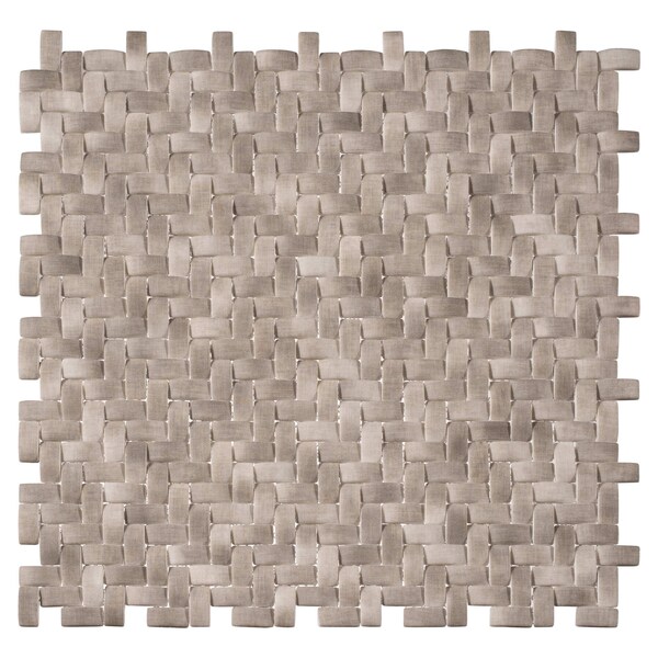 Andova Tiles ANDOVA TILES Comfort 0.37" x 0.87" Glass Herringbone / Chevron Mosaic Wall Tile - ANDCOM322