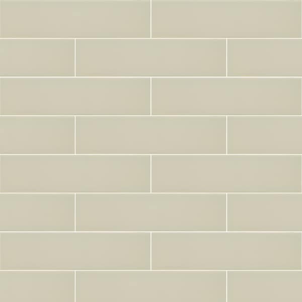 Msi Basix Gray 4 in. x 16 in. Matte Ceramic Subway Wall Tile, 25PK - ZOR-PT-0710