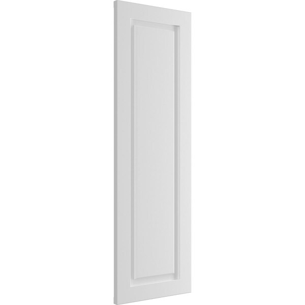 Ekena Millwork True Fit PVC, Single Raised Panel Shutters, Unfinished, 18W x 69H, PR - TFP001RP18X069UN