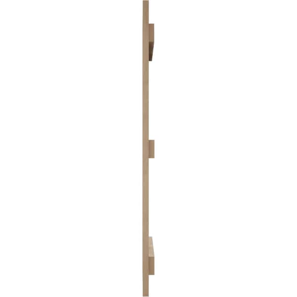 Ekena Millwork Rustic Two Board Spaced Board-n-Batten Rough Sawn Faux Wood Shutters, 11 1/2W x 60H, PR - SHUBSS11X60RSPR