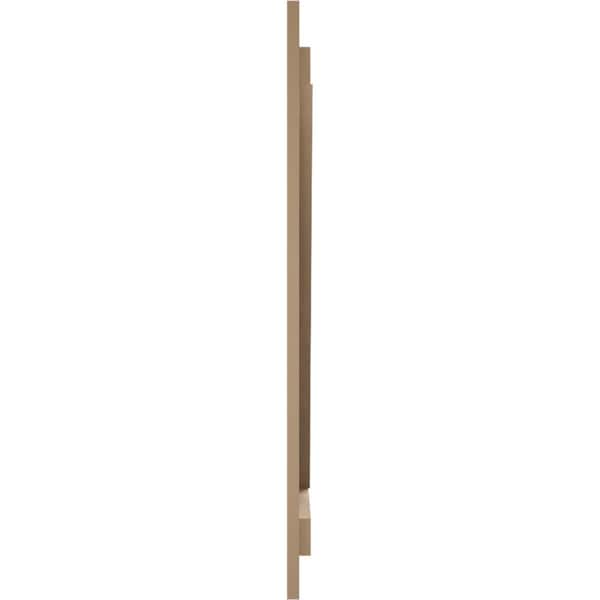 Ekena Millwork Rustic Two Board Joined Board-n-Batten Hand Hewn Faux Wood Shutters w/Z-Board, 11W x 68H, PR - SHUBJZ11X68HHPR