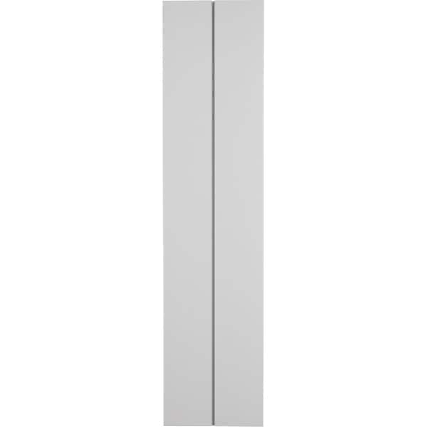 Ekena Millwork Rustic Two Board Joined Board-n-Batten Smooth Faux Wood Shutters w/No Batten, 11W x 84H, PR - SHUBJN11X84SMPR
