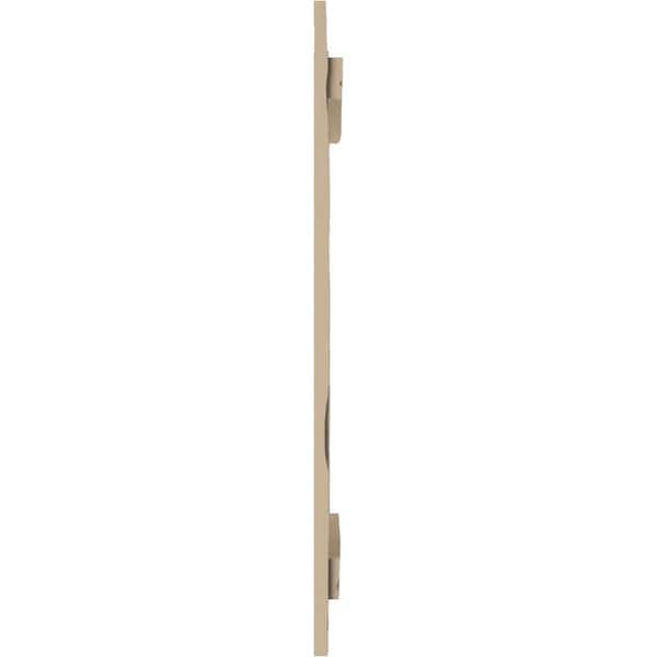 Ekena Millwork Rustic Three Board Joined Board-n-Batten Pecky Cypress Faux Wood Shutters, 16 1/2"W x 28"H - SHUBJS16X28PCPR