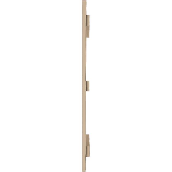 Ekena Millwork Rustic Three Board Joined Board-n-Batten Riverwood Faux Wood Shutters, 16 1/2W x 86H, PR - SHUBJS16X86RWPR
