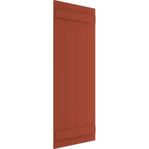 Ekena Millwork True Fit PVC, Four Board Joined Board-n-Batten Shutters, Colorful Leaves, 21 1/2W x 47H, PR - TFP101BBF21X047CL