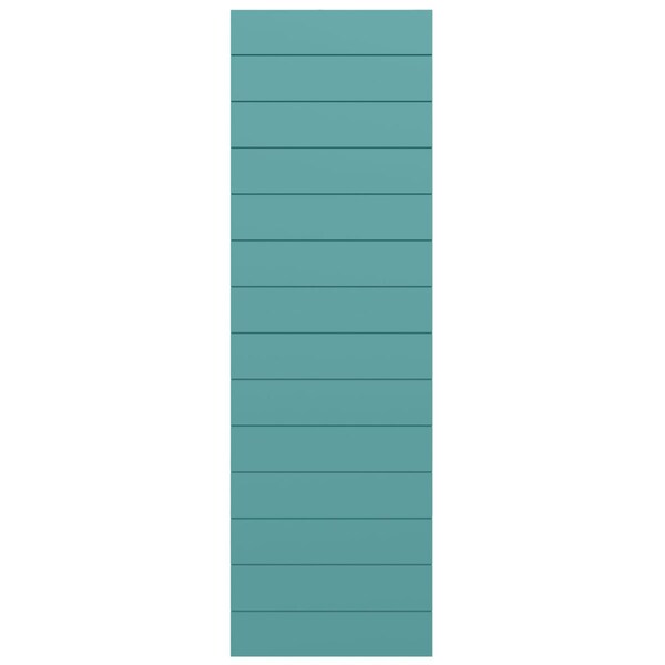 Ekena Millwork True Fit PVC Horizontal Slat Modern Style Fixed Mount Shutters, Pure Turquoise, 18W x 29H, PR - TFP001HZ18X029PT