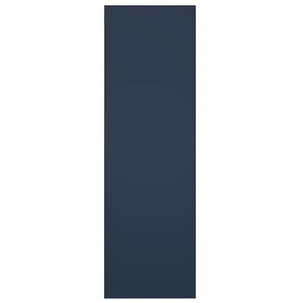 Ekena Millwork PVC Horizontal Slat Framed Modern Style Fixed Mount Shutters Starless Night Blue, 18W x 39H, PR - TFP001HF18X039OB