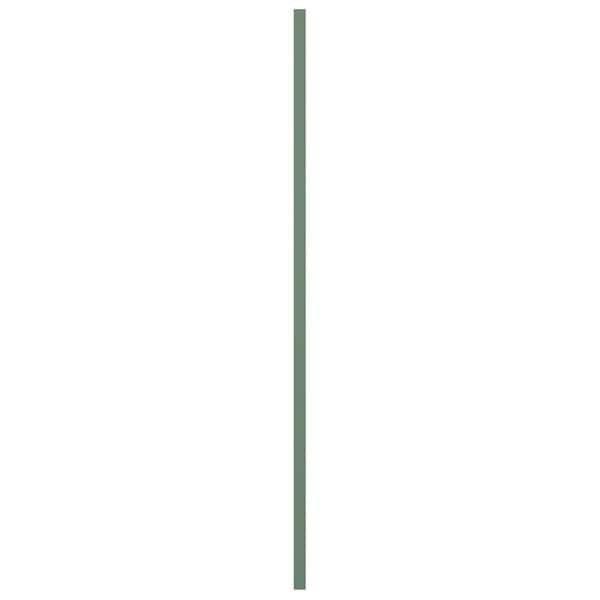 Ekena Millwork True Fit PVC, Two Equal Raised Panel Shutters, Track Green, 12W x 53H, PR - TFP101RPF12X053TG