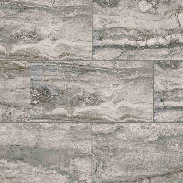 Msi Bernini Carbone 12 In. X 24 In. Glazed Porcelain Floor And Wall Tile, 8PK - ZOR-PT-0131
