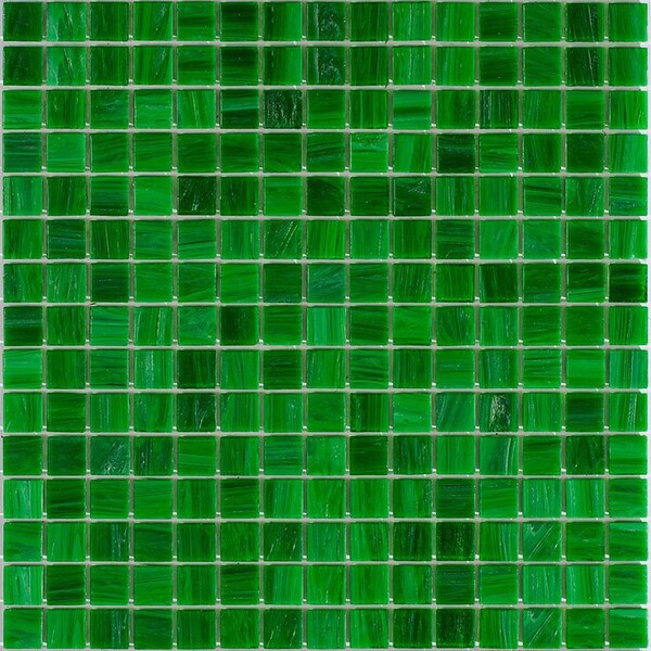 Apollo Tile Celestial 12 in. x 12 in. Glossy Kelly Green Glass Mosaic Wall and Floor Tile 20 sqft/case, 20PK - APLST88GN415A