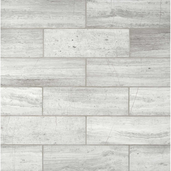Msi White Oak 4 In. X 12 In. Honed Marble Floor And Wall Tile, 6PK - ZOR-NS-0076