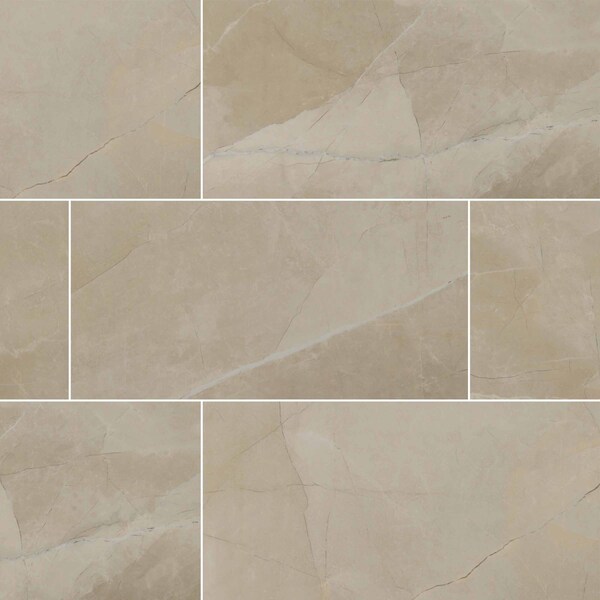 Msi Sande Cream 24 In. X 48 In. Matte Porcelain Floor And Wall Tile, 2PK - ZOR-PT-0169