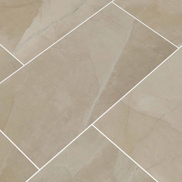Msi Sande Cream 24 In. X 48 In. Matte Porcelain Floor And Wall Tile, 2PK - ZOR-PT-0169
